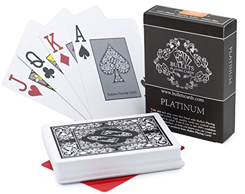 Bullets Playing Cards Platinum