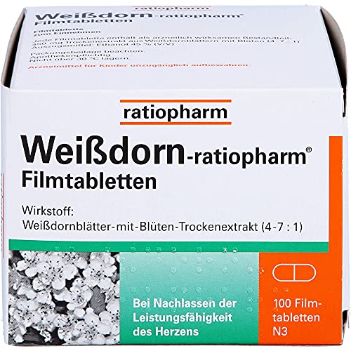 Hersteller: ratiopharm GmbH, Deutschland (Originalprodukt) WEISSDORN-RATIOPHARM